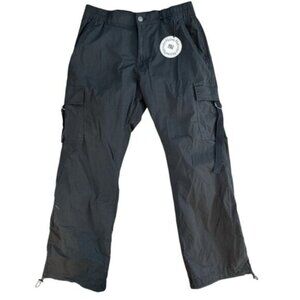 Never NOW cargo style pants SIZE XL black NEW with tag